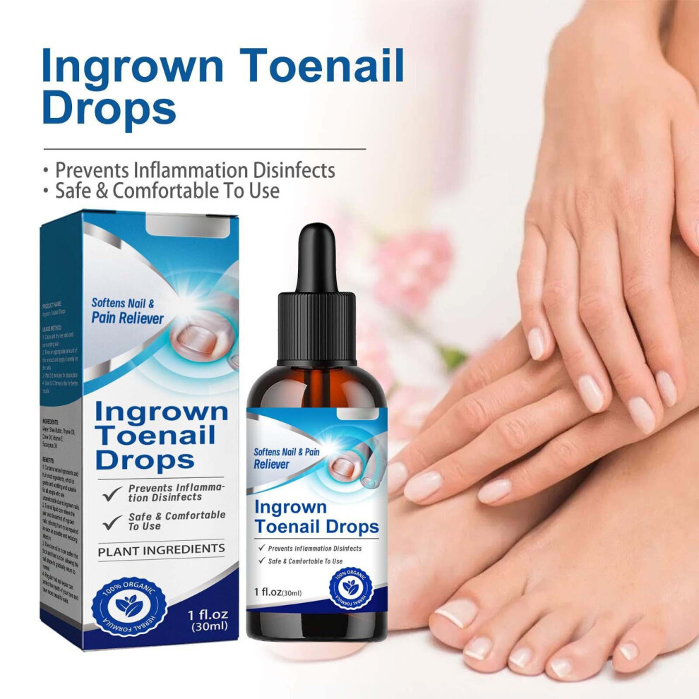 (Multicolor) Ingrown Toenail Drops Nail Care And Treatments 30ml