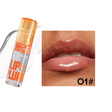 (A) Lip Oil Lip Mirror Face Lip Glaze Pearl Gloss Dudu Lip Color Liquid Lipstick Lip Protection Oil Transparent Lip 4.8ml