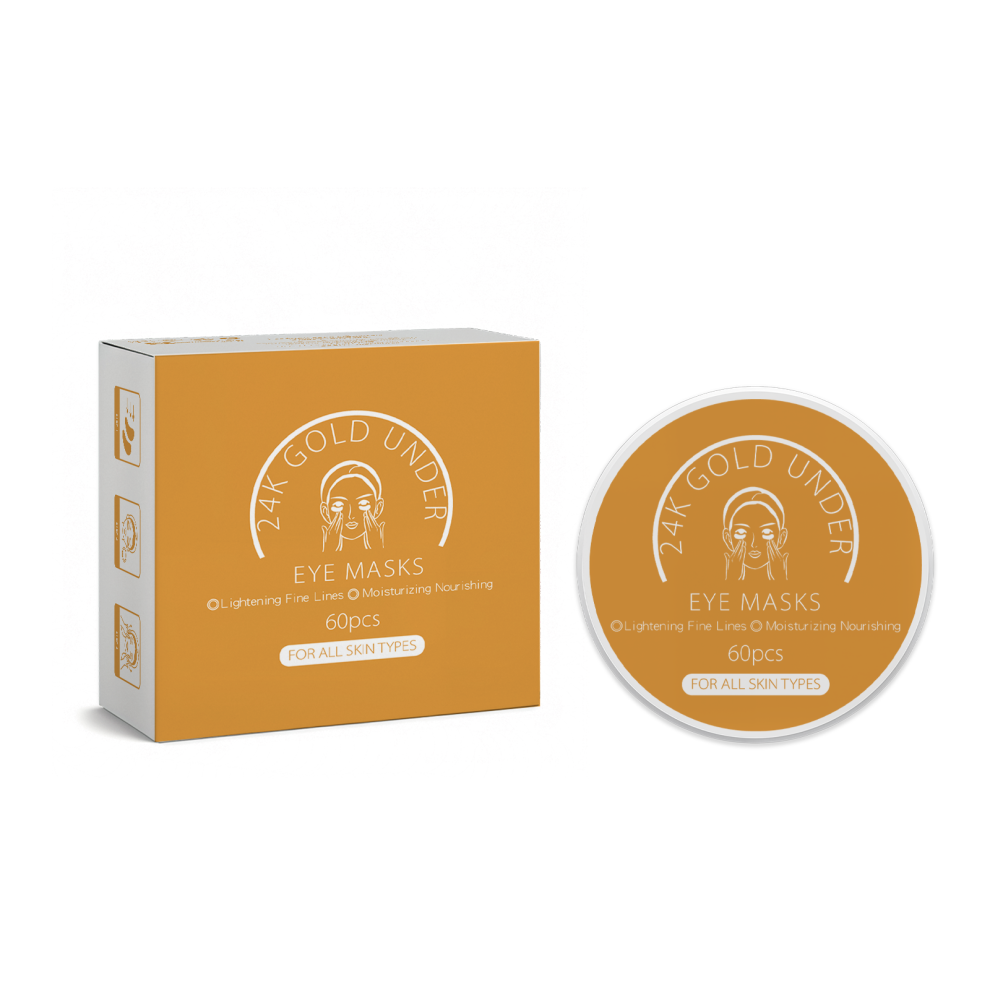Gold/Dark (Multicolor) Eye Mask Nourishes And Cares For The Delicate The Eyes Reducing Circles And Fine Lines 5Ml