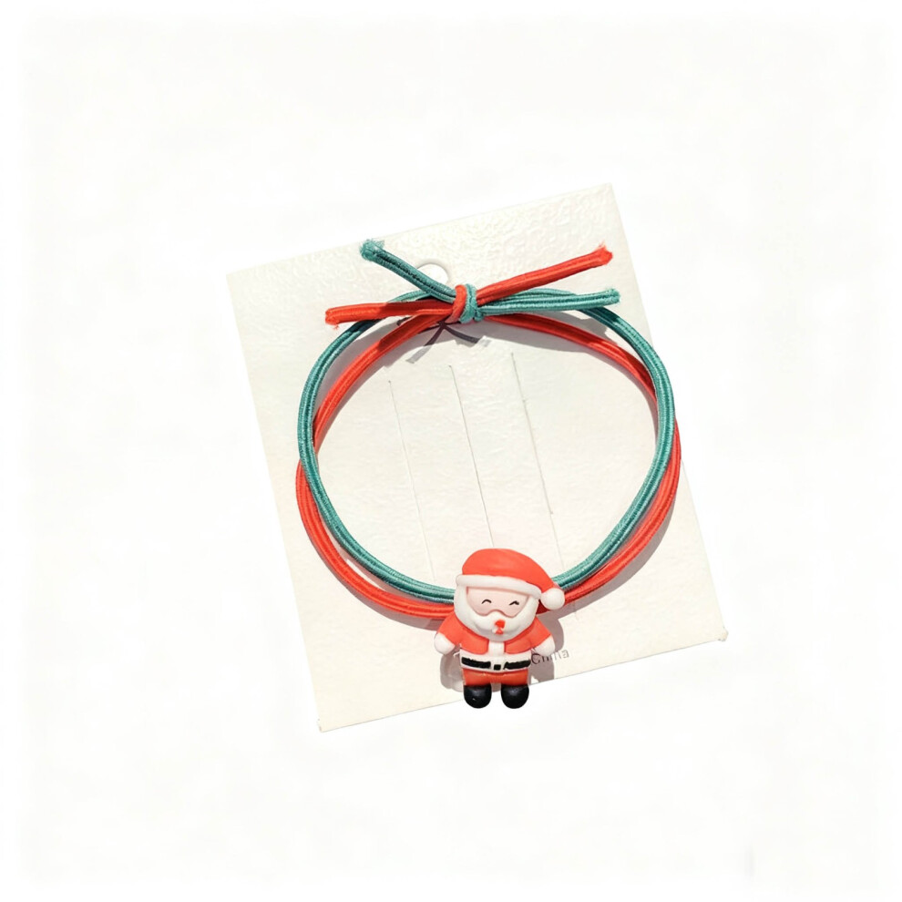 (A) Christmas Headband Children   Rubber  Cute Princess Headband