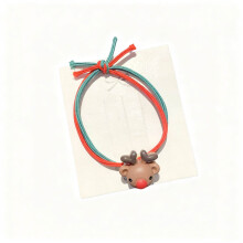 (E) Christmas Headband Children Rubber Cute Princess Headband