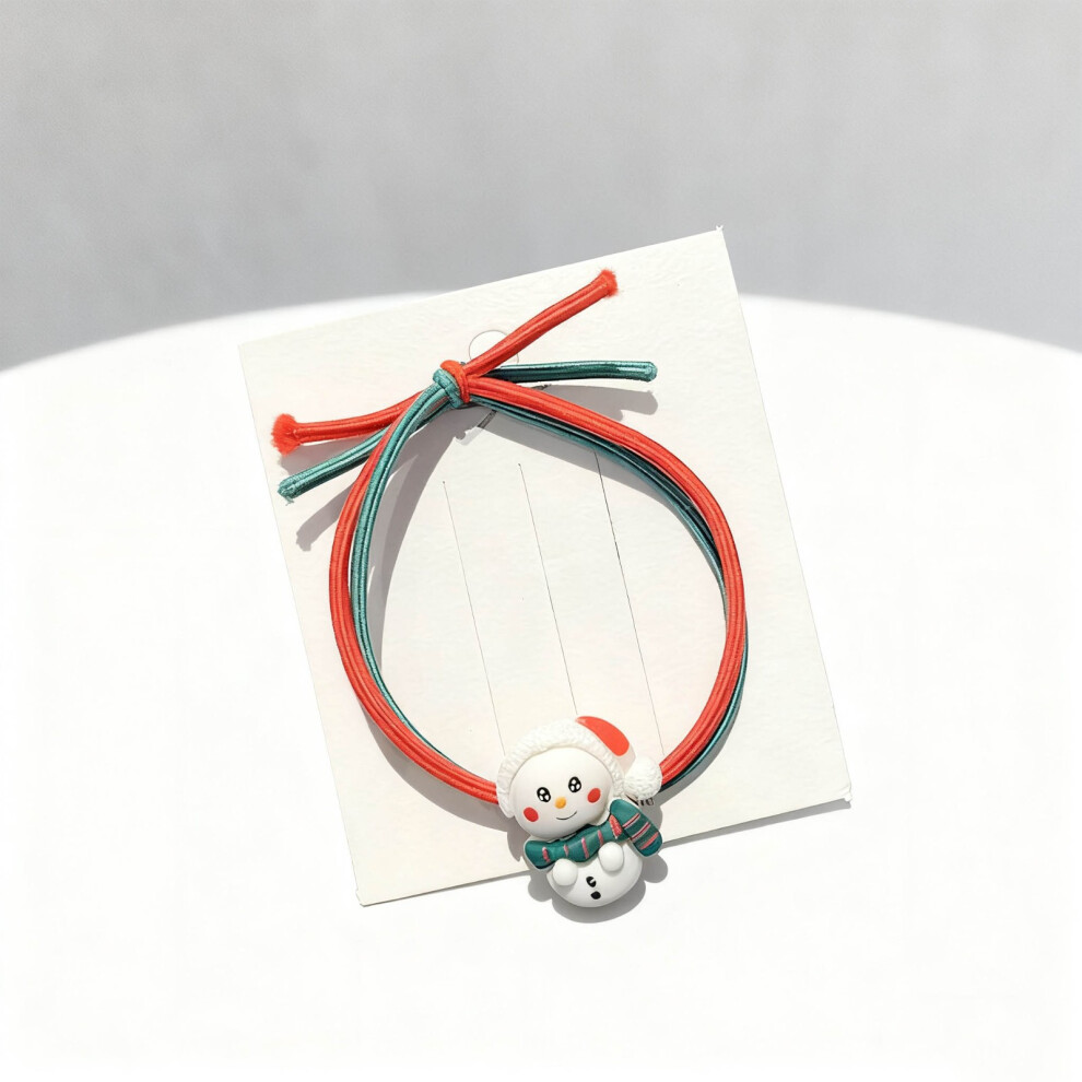 (D) Christmas Headband Children   Rubber  Cute Princess Headband