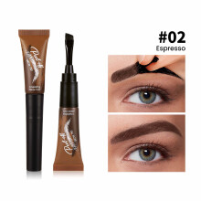 (B) Waterproof Set-up Non-fading 5-color With Brush Head Tear-off Eyebrow Dyeing Mascara