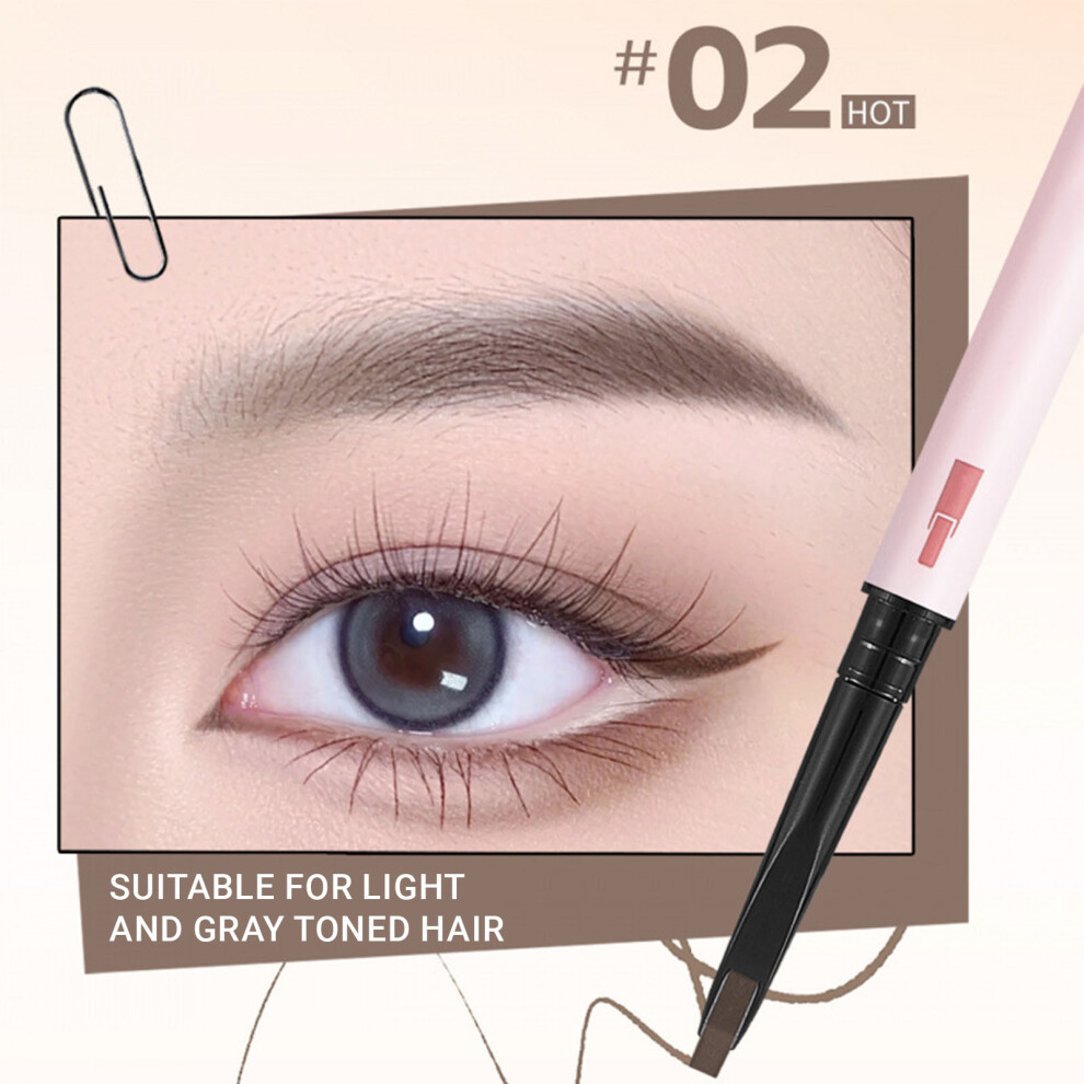 (B) Natural Slim Waterproof Sweat Proof And Not Easily Smudged Eyebrow Pencil