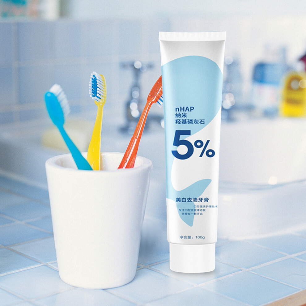 Yellow (Multicolor) Hydroxyapatite Toothpaste Brightening And Stain Removing Toothpaste