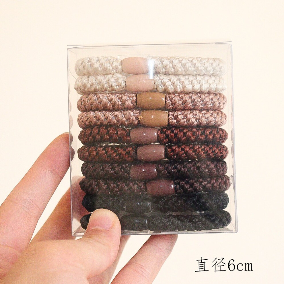 (A) 10 Elastic Headbands Colorful Headbands Fashionable And Colorful Suitable For Thick Straight And Curly Hair