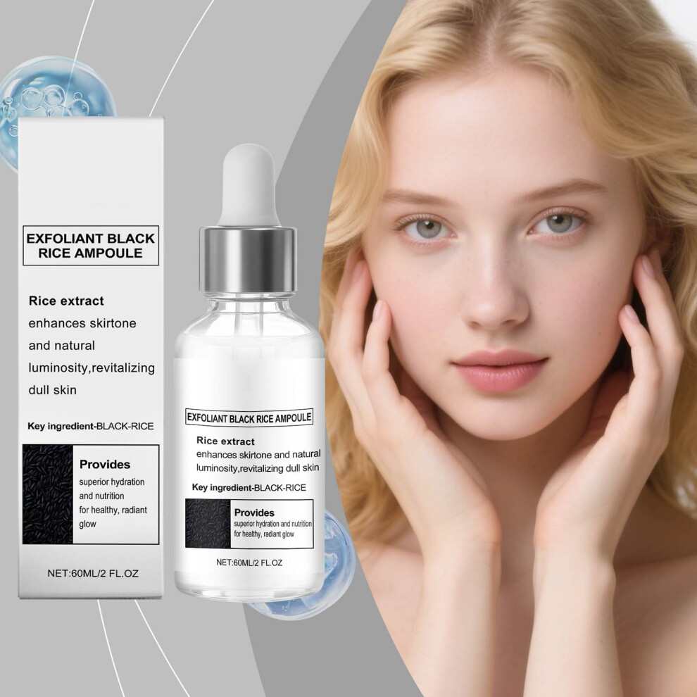 Black (Black) Rice Exfoliating Serum Brightening Moisturizing Mild Exfoliating Serum 60Ml