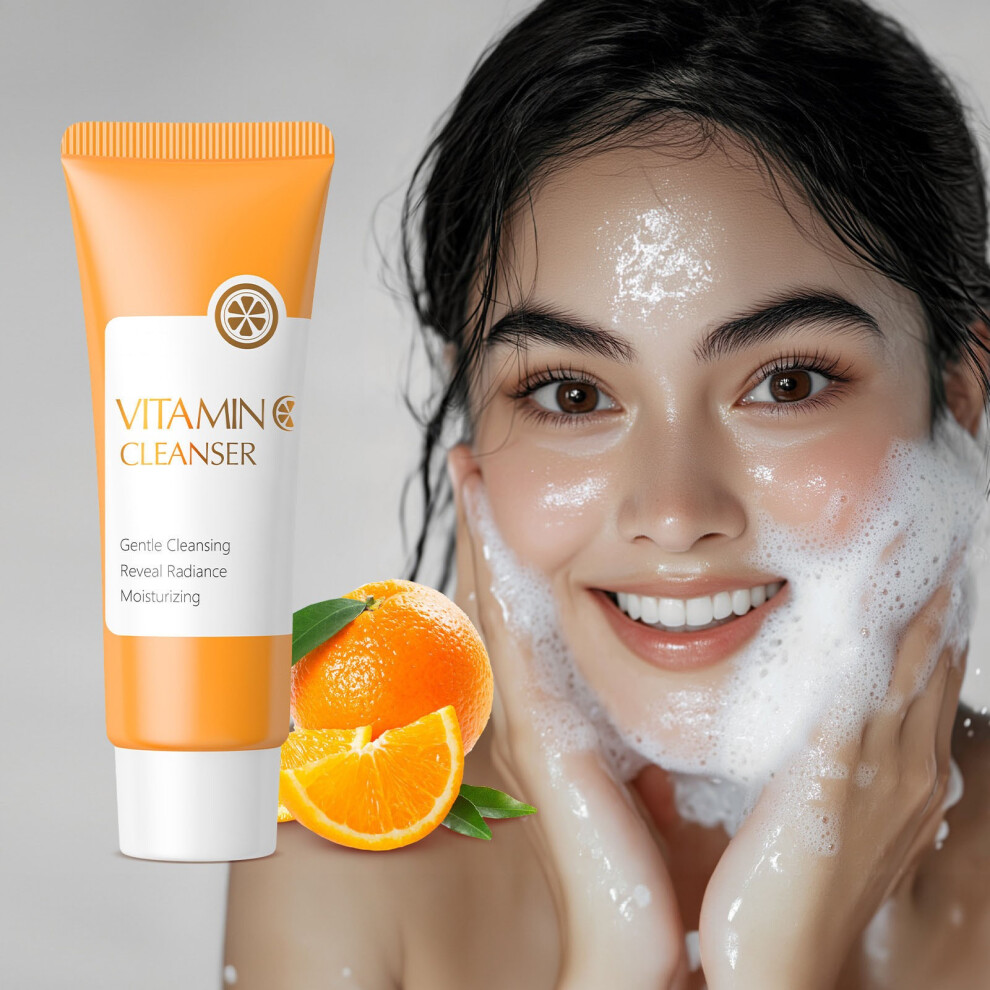 (Multicolor) Cleansing Moisturizing Brightening Rejuvenating Cleanser Foam 100g