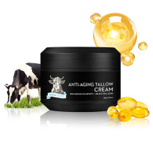 (Multicolor) Men's Beef Tallow AntiAging Cream Facial Care AntiWrinkle Firming 50g