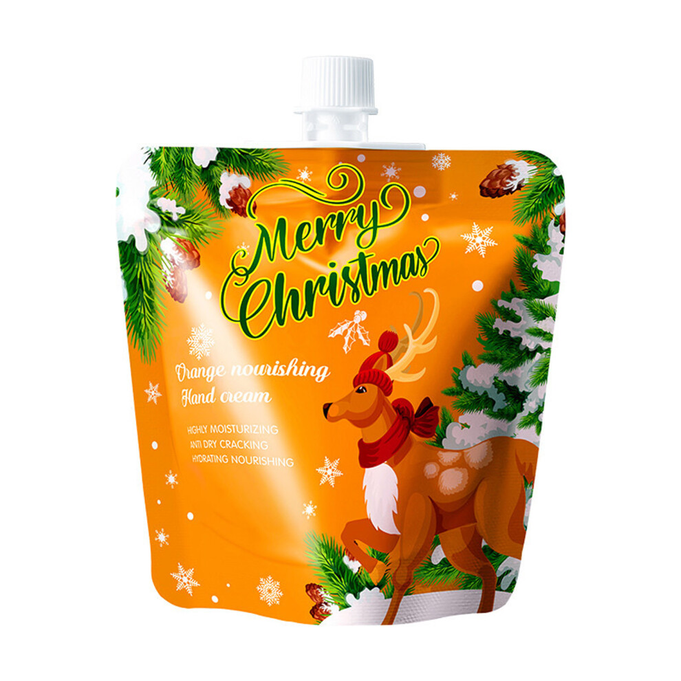 (B) Christmas Themed Hand Cream  - Moisturizing Nourishing Hand Lotion With Multiple Scents Cracking