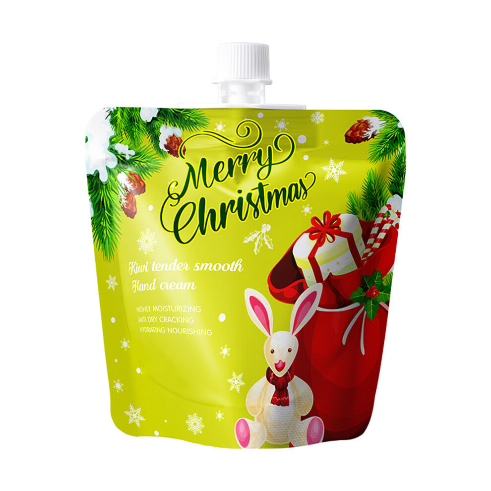 (D) Christmas Themed Hand Cream  - Moisturizing Nourishing Hand Lotion With Multiple Scents Cracking