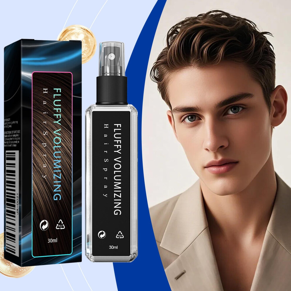 Black (Black) Natural Plant Protein Hair Thickening Spray Volumizing Hair Spray Non Hair Sprays For Volume Hairs For Women Men 30Ml