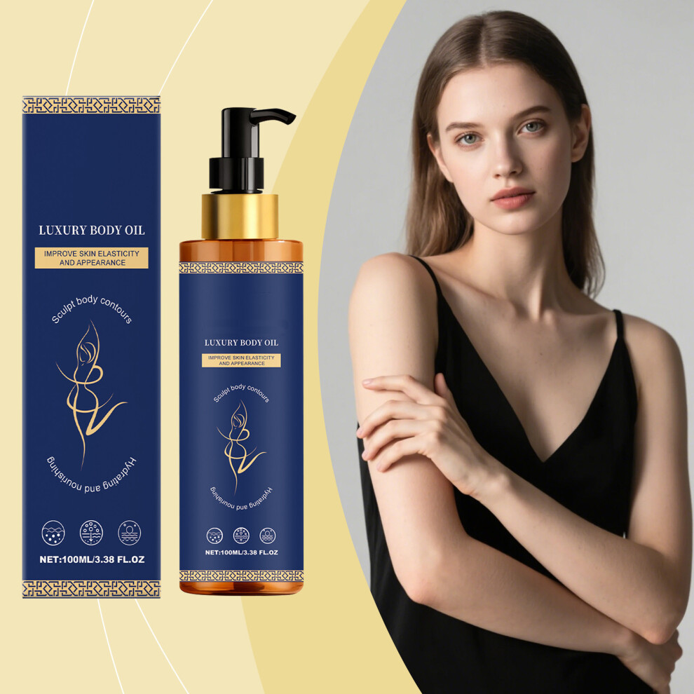 (Multicolor) Body Brightening Oil Repairs Dull Hydration Locks In Hydration Nourishes Brightens And Evens Out Tone 100ml