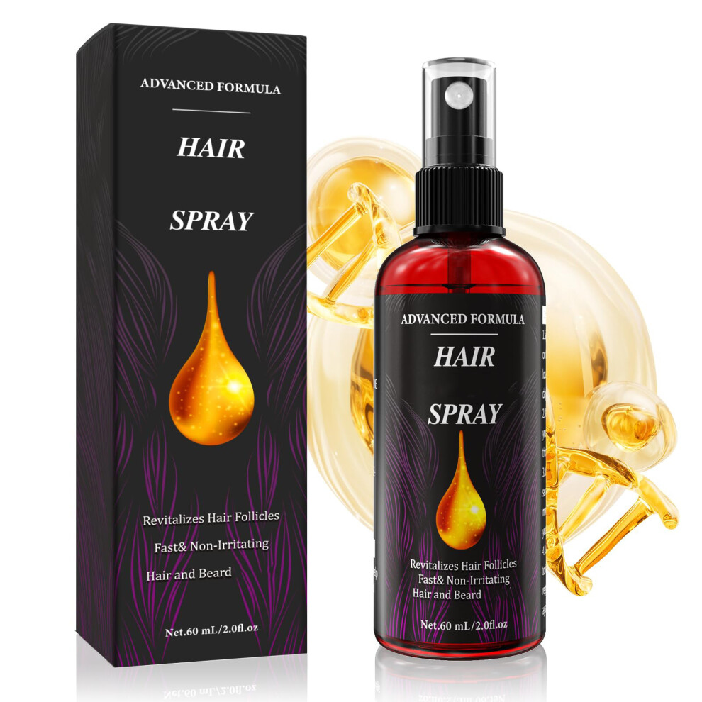 (Multicolor) Prevents Hair Loss With Castor Oil For Biotin Extract Intensive Hair Care Serum For Men And Women 60ml
