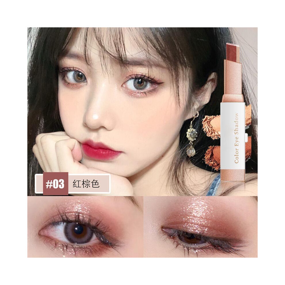 (C) Gradient Eyeshadow Stick Eyeshadow Stick Effortless GlitterGradient Eyeshadows Sticks Waterproof Long-Lasting