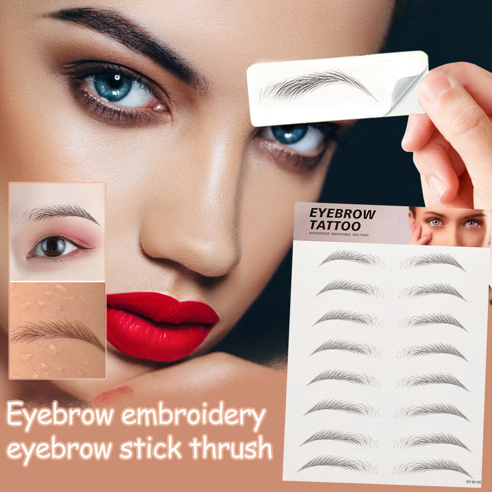 (Multicolor) Hair-Like Authentic Eyebrows Grooming Shaping Brow Shaper Makeup Brow Stick