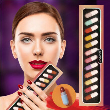 (Multicolor) 12 Lipsticks Matte Matte Finger Mini Lipstick Sample Set