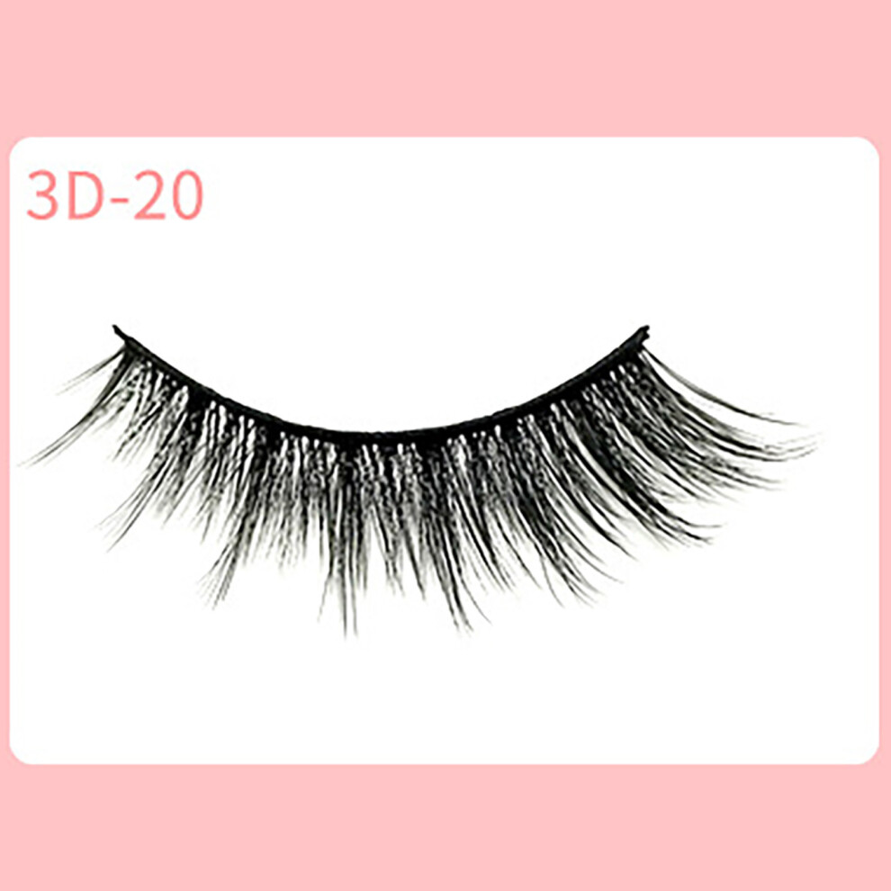 (E) 3 Pairs Of False Eyelashes Eyelashes Chemical Fiber False Eyelashes