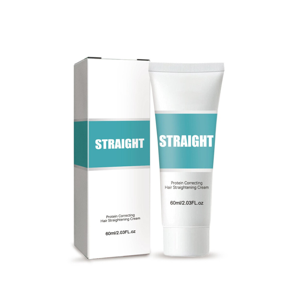 Cream (A) Protein Correcting Hair Straightening -Silk And Gloss Hair Straightening Nourishing Fast Smoothing Hair Straightener For All