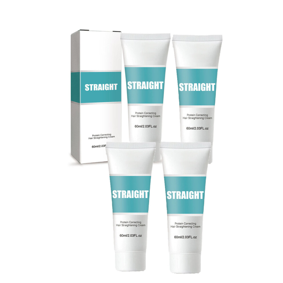 Cream (D) Protein Correcting Hair Straightening -Silk And Gloss Hair Straightening Nourishing Fast Smoothing Hair Straightener For All