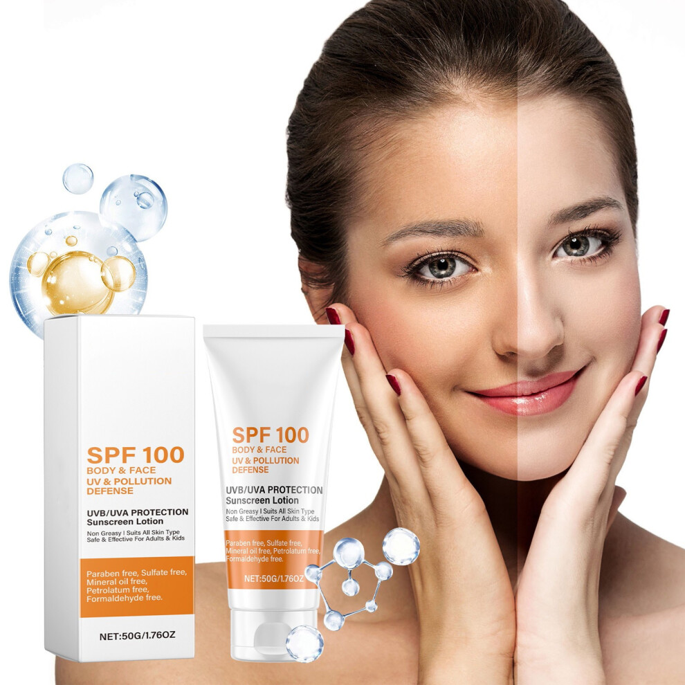 White (White) Sunscreen Has Refreshing And Non Greasy Texture Is Gentle And Non Irritating To The Effectively Blocks Sunlight And Deeply Repairs The