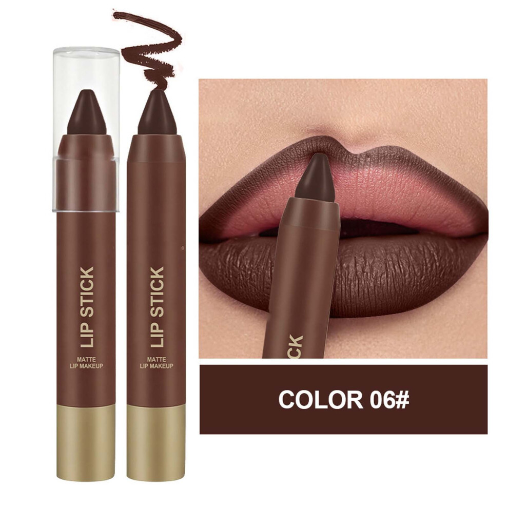 (F) Moisturizing Lipstick Crayon Lipstick Nude Paste Lipstick Lipliner Lipstick Solid Lipstick 2.8g