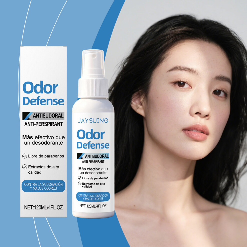 (Multicolor) Mild Refreshing And Antiperspirant Spray Sweat Control Taste Control Portablenon  Sports And Office Use 120ml