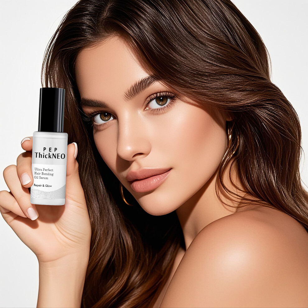 (Multicolor) Hair Bonding Oil Serum Travel Size Keratin  For Frizzy Damaged Dry Hair-Repairs Split Ends Adds Hair Gloss With Argan And Jojoba Oil 28ml