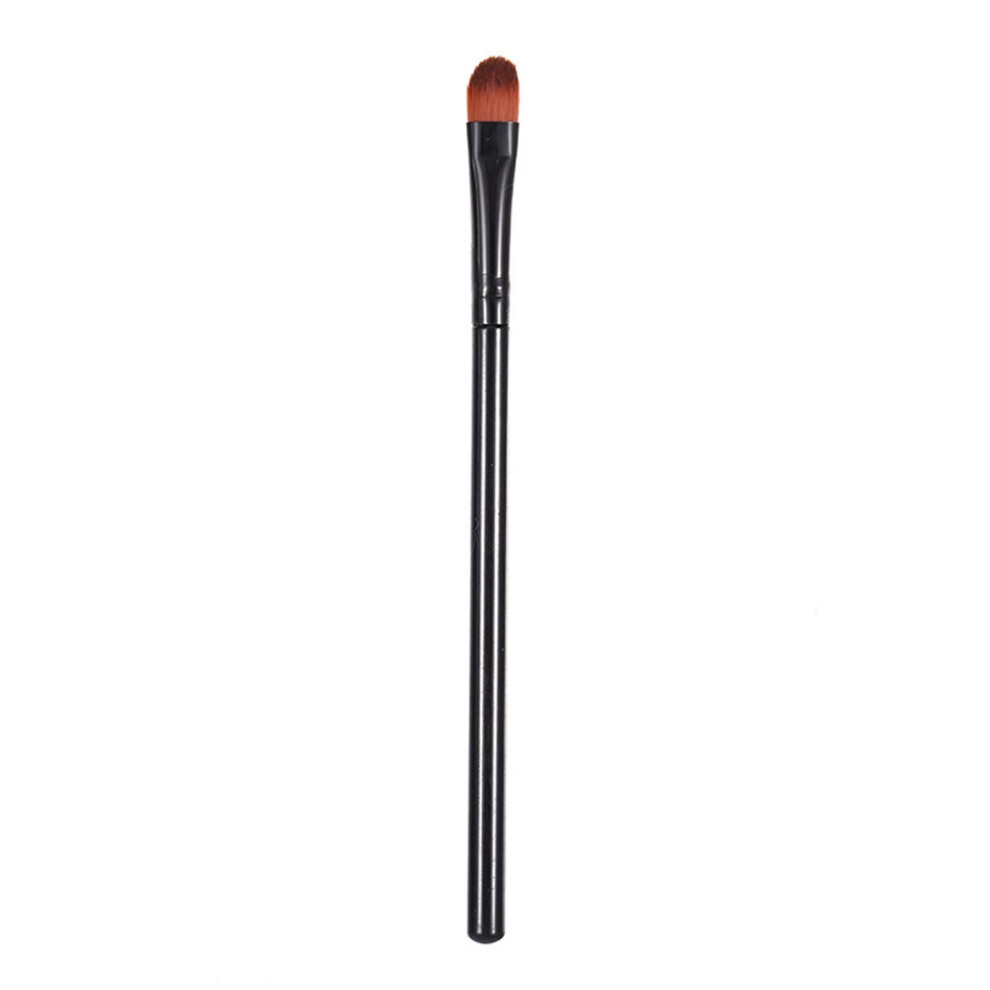 Black (Black) Eyeliner Brush Precision Ultral Thin Angle Eye Liner Brushes Fine Point With Flat Synthetic Bristles For Creating Lines Detailed Eye Looks