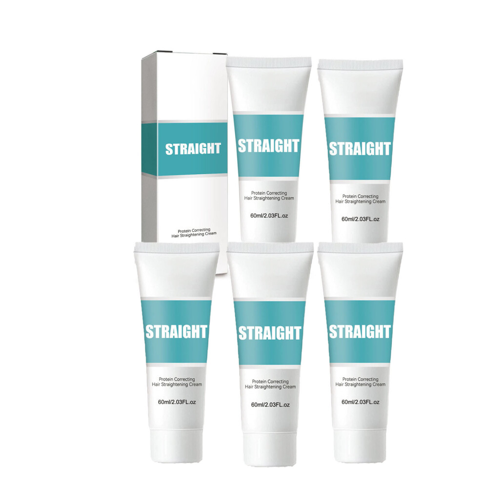 Cream (E) Protein Correcting Hair Straightening -Silk And Gloss Hair Straightening Nourishing Fast Smoothing Hair Straightener For All
