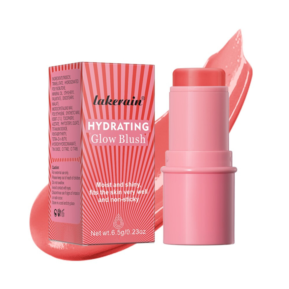 (C) Waterlight Powder Blusher Stick Naturally Brightens The Fine High Gloss Powder Blusher Stick
