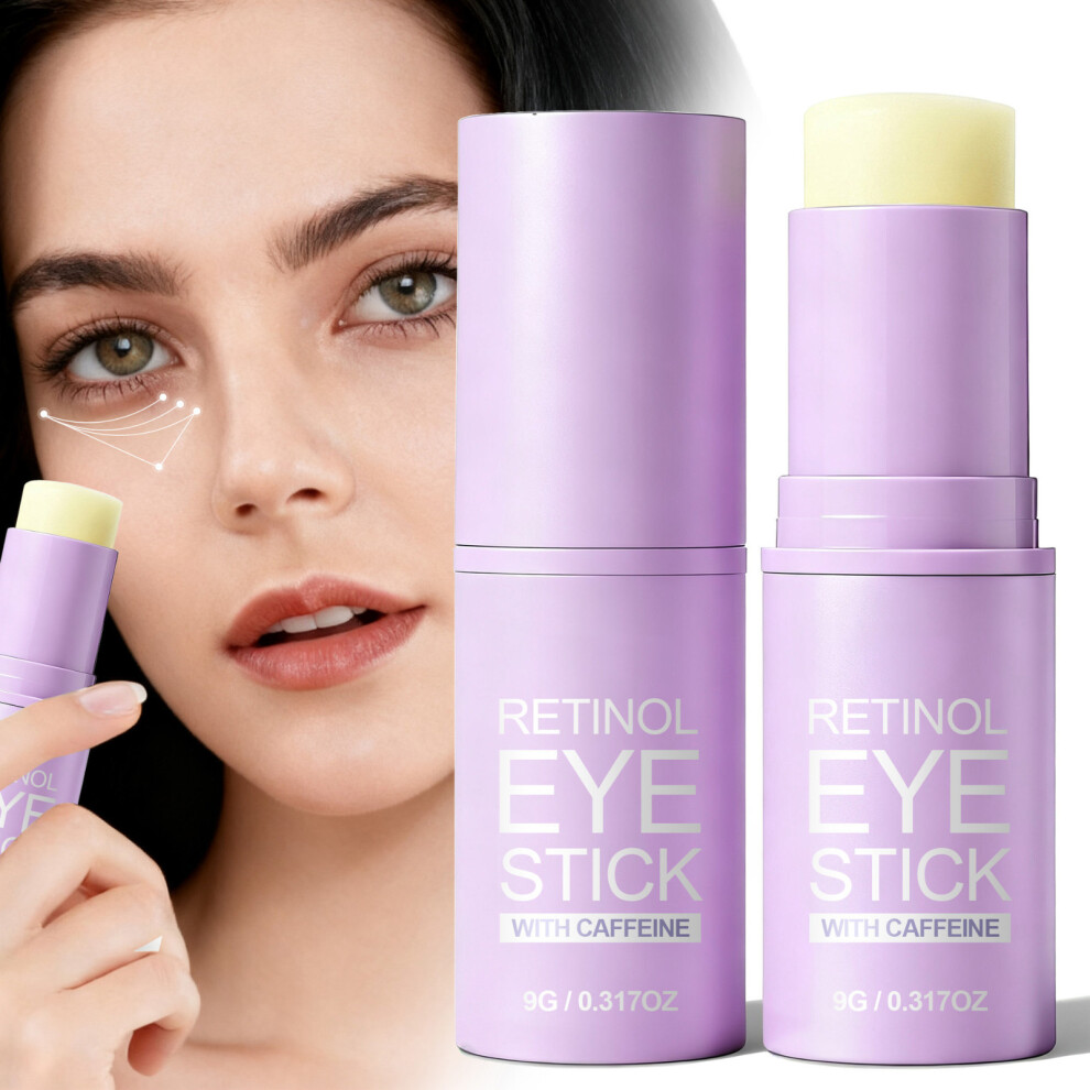 (Multicolor) Retinol Eye Stick With Caffeine Aging Eye Cream For Dark Circles Puffiness Eye Bags Hydrating Firming Eye  For All  Types