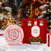 (Multicolor) Christmas Sakuras Soap For Gift Giving Multiple Skincares Benefits 100g