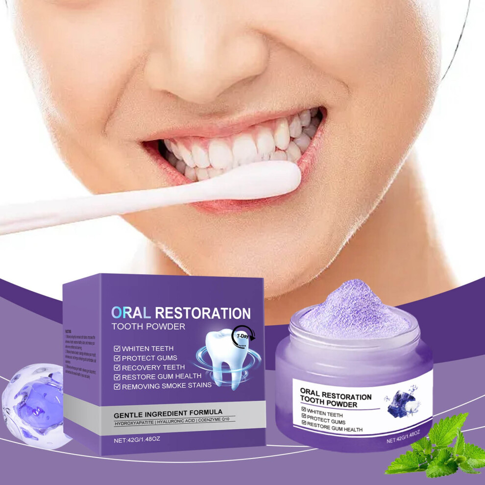 Purple (Purple) Toothpaste Power Gently Cleanses And Protects Teeth Health Refreshing Breath Teeth 42G