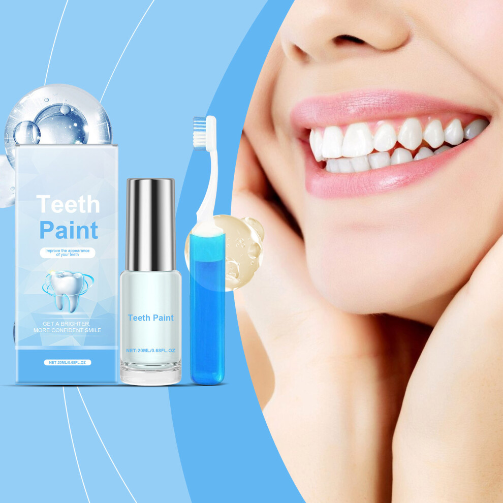 (Multicolor) Our Teeth Paint Teeth Paint Instant Whitening Paint Gives You Instantly Whiter Teeth And Increases Confidence And Results