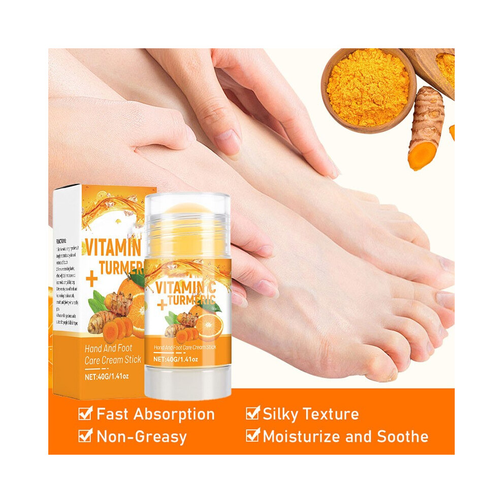 Yellow (Yellow) Deep Moisturizing Hydrating Repairing Drying Cracking Turmeric Hand And Foot Stick 40G