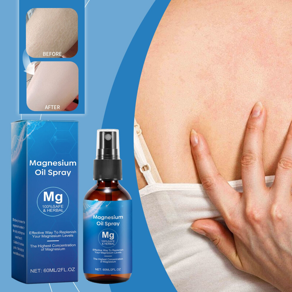 (Multicolor) Magnesia Oil Spray TeaTree Oil Body For Nourishing 60ml