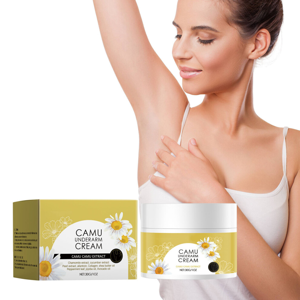 White/Cream () Plant Extract Underarm Refreshing Gentle Care Modification Moisturizing 30G Portable