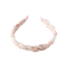 (A) Hairbands For Women Woven Pearl Headbands Made Of Plastic Traditional Headbands Cute Headbands Suitable For Girls And Women
