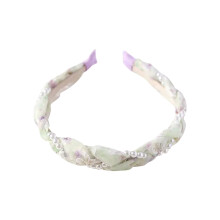 (B) Hairbands For Women Woven Pearl Headbands Made Of Plastic Traditional Headbands Cute Headbands Suitable For Girls And Women