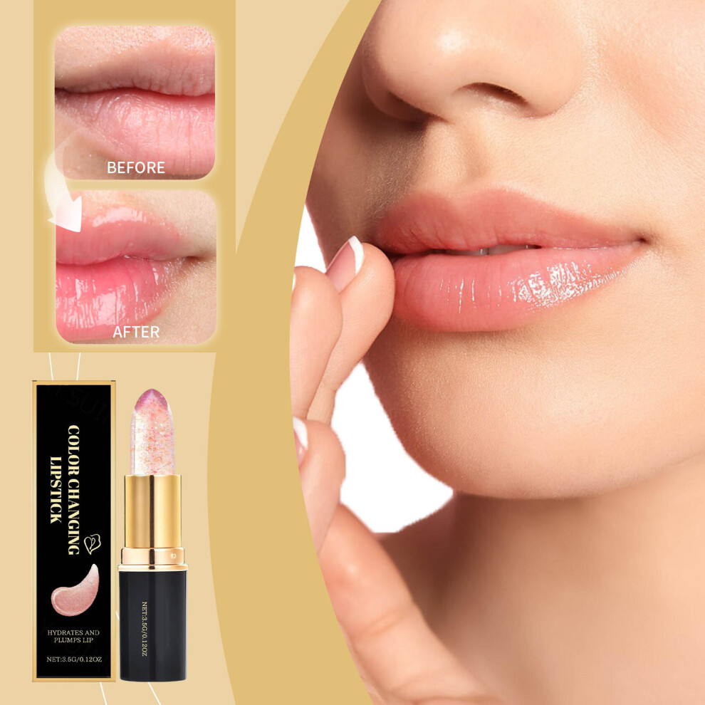(Multicolor) Shining Color Changing Nourishing Lipstick Moisturizing Lipstick Is Not Greasy Makes Lips Nourishes Lips Moisturizes And Brightens Lips