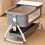 Baby Bedside Crib Sleeper Bassinet Safe Co-Sleeping With Storage Bag 2