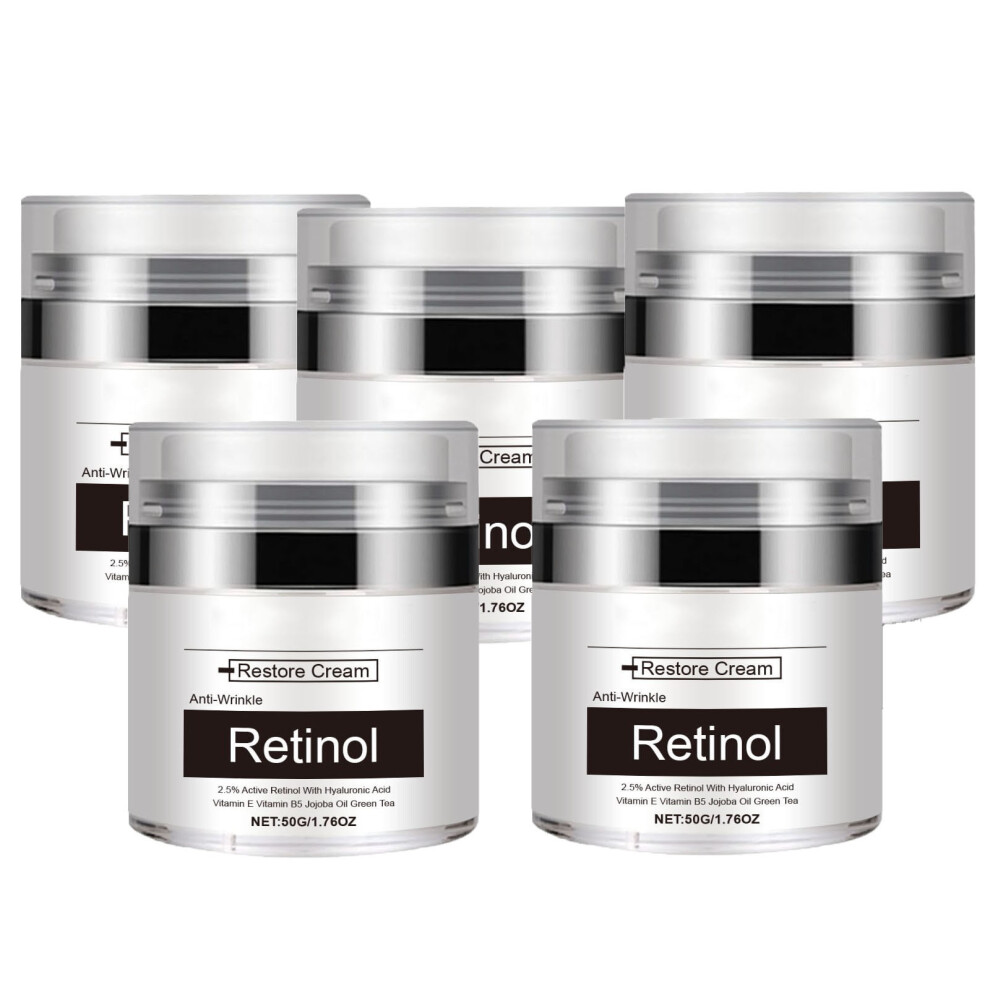 Cream (C) Retinol Face Retinol Moisturizer Retinol Retinol Wrinkle Face Reduces Wrinkles And Firms 50G