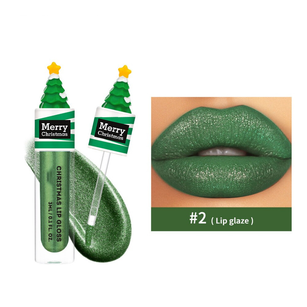 (B) Christmas Lip Shine Liquid Lipstick Lip Gloss 3ml