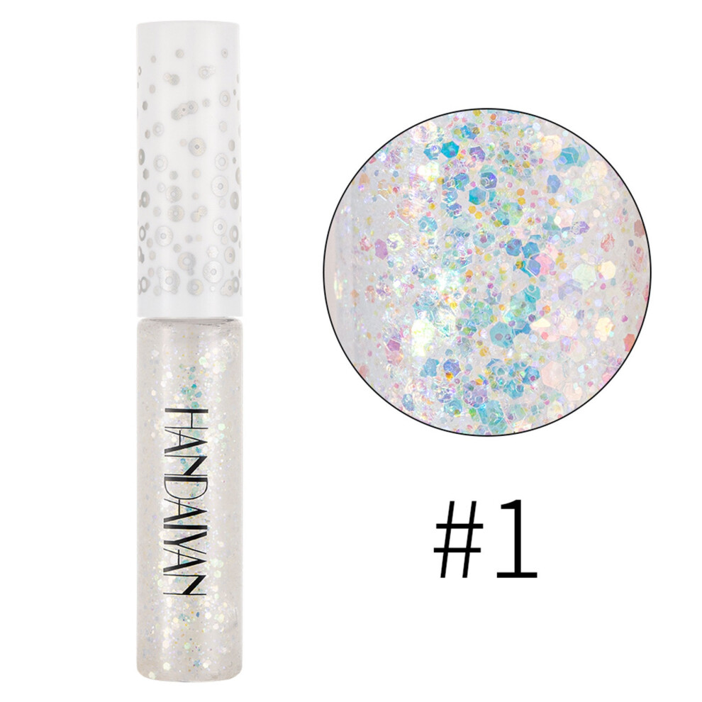 (A) Liquid Eyeliner Eyeshadow Dreamy Shiny Eyeliner Jelly Colorful Sequined Eyeliner Eyeshadow 5ml