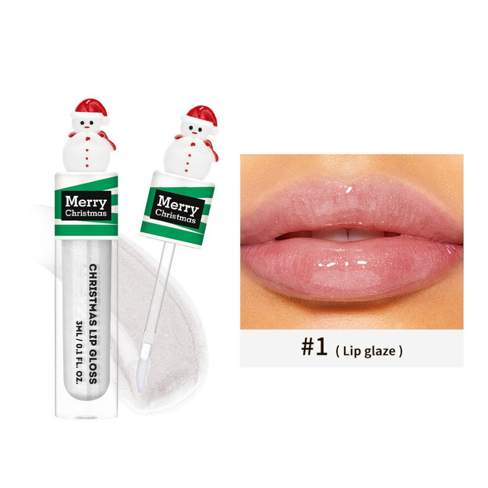 (A) Christmas Lip Shine Liquid Lipstick Lip Gloss 3ml