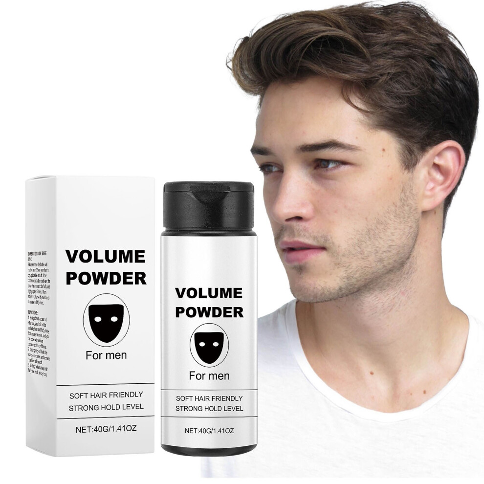 (Multicolor) Volume Powder For Men Instantly Adds Texture And Volume  Natural Ingredients Strong Hold 40g