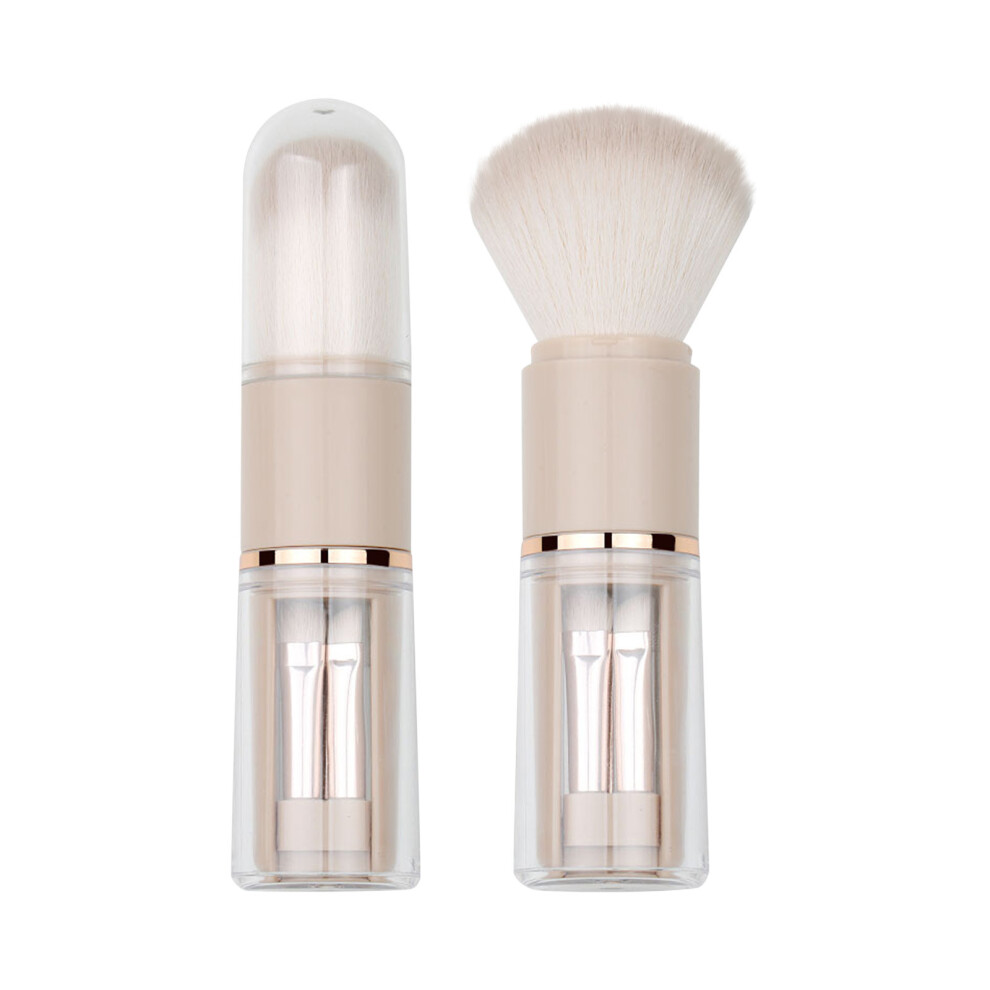 (A) Portable Telescopic Brush 5-in-1 Makeup Brush