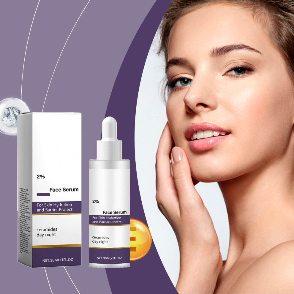 Red (Multicolor) Hyaluronic Facial Moisturizing Essences Replenishes Water Soothes And Soothes Bloods And Deeply Nourishes 30Ml
