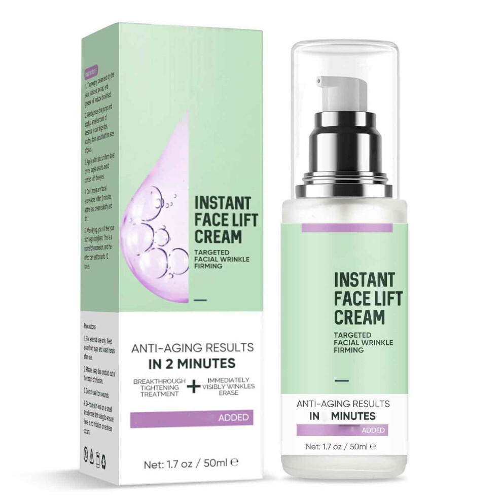 (Multicolor) Instant Face Lift Cream  Natural Effectives Wrinkle Cream For Face To Lift  Tighten 50ml